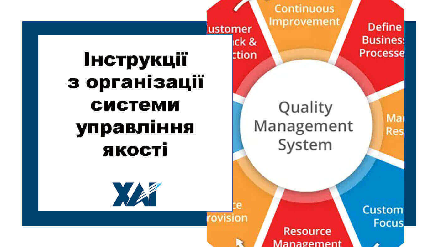 Інструкції з організації системи управління якості