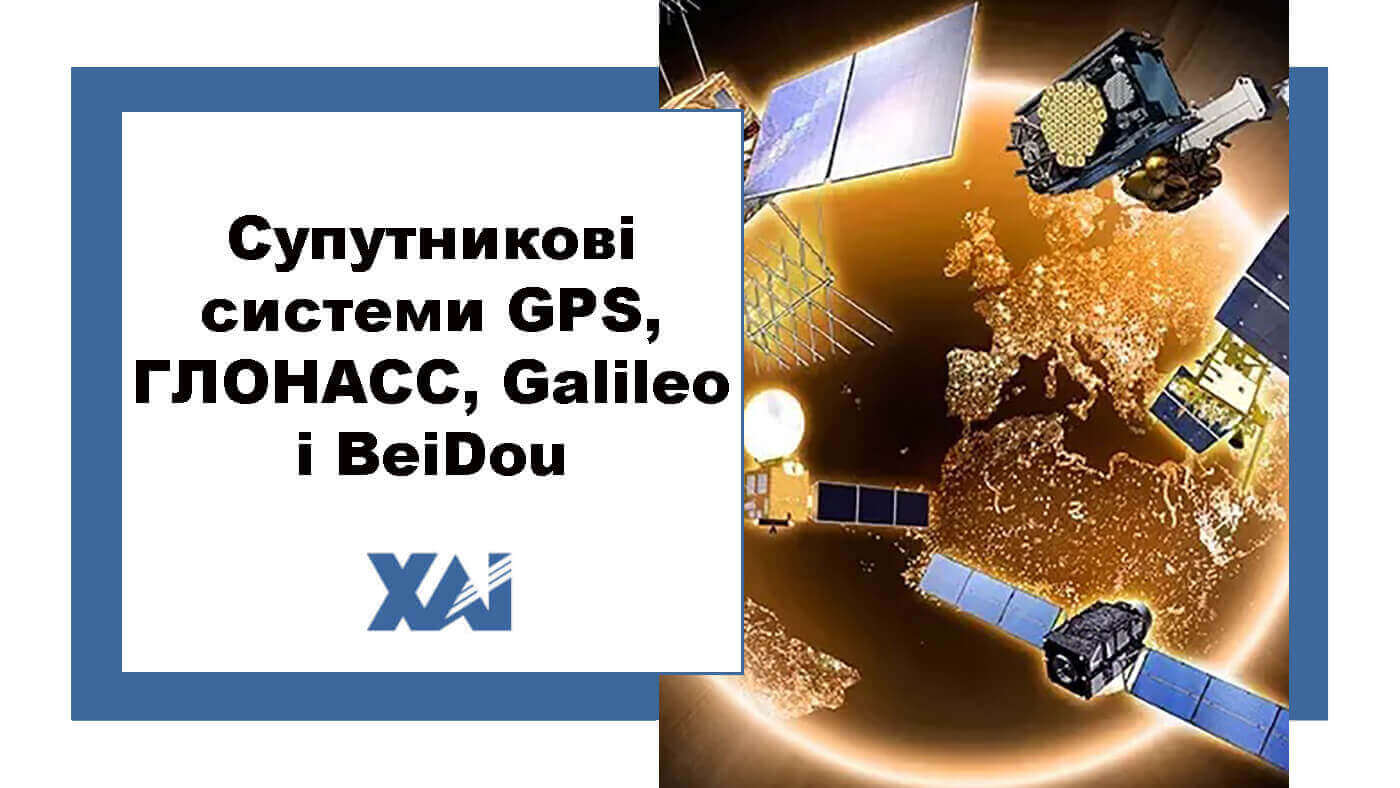 Супутникові системи GPS, ГЛОНАСС, Galileo і BeiDou